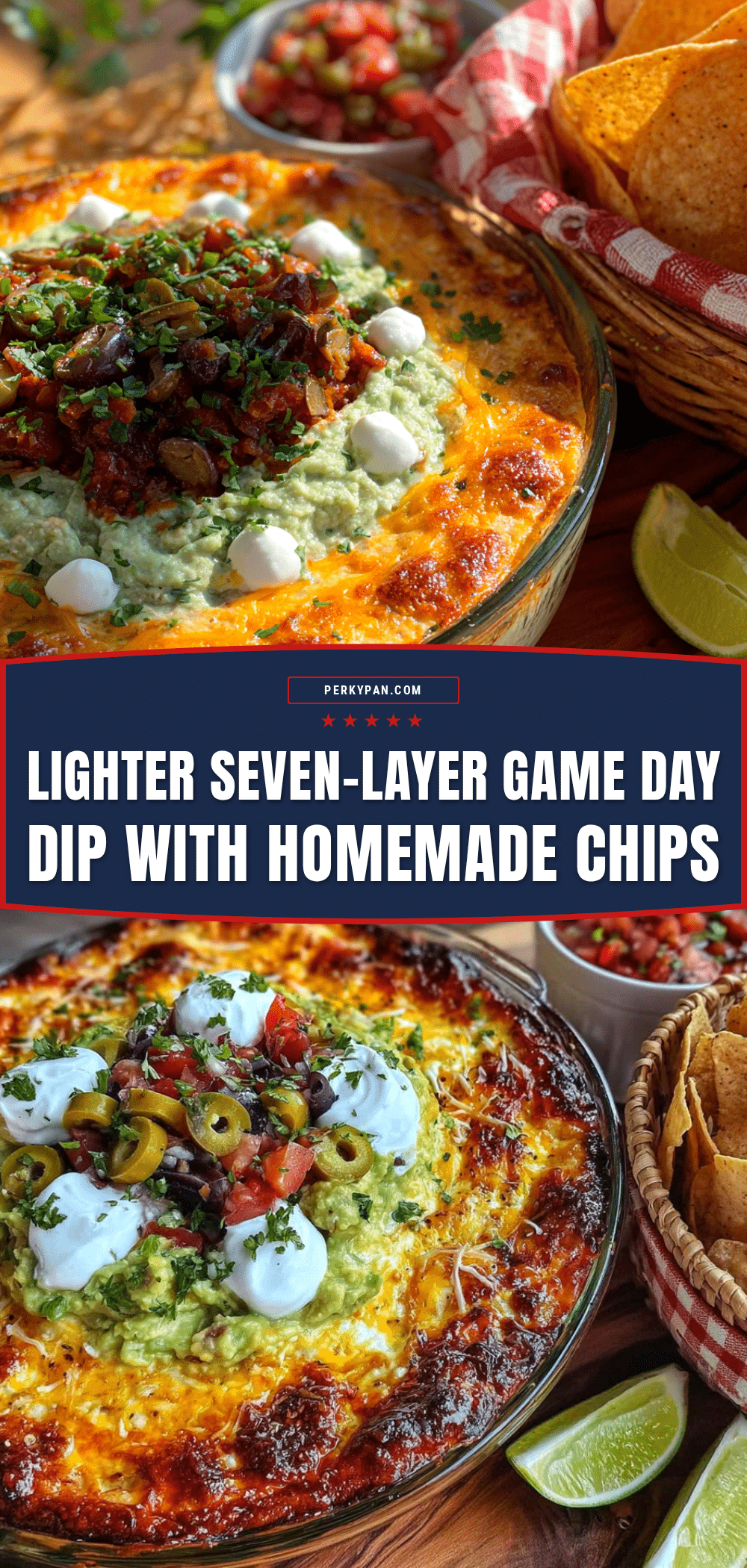 lighter seven-layer game day dip recipe