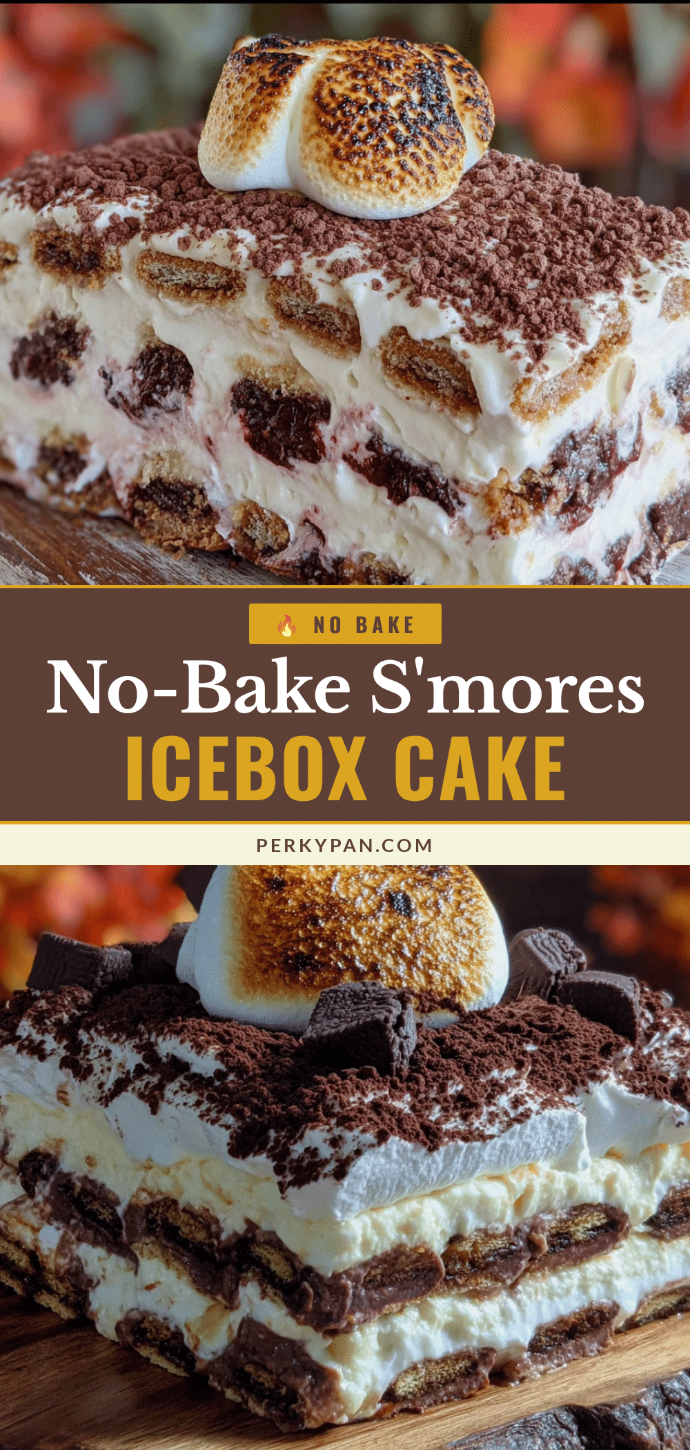 No-Bake Smores Icebox Cake recipe