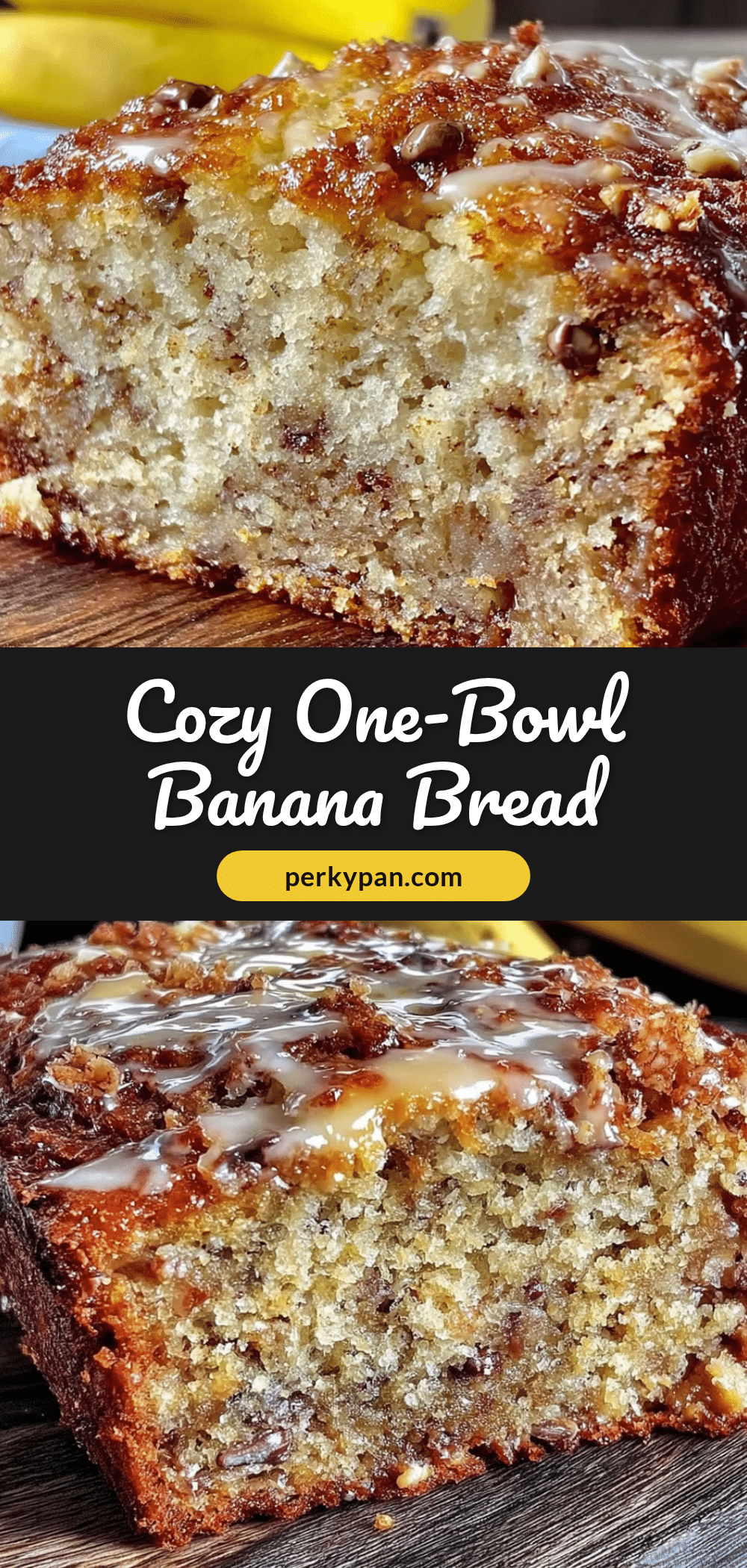one-bowl banana bread recipe