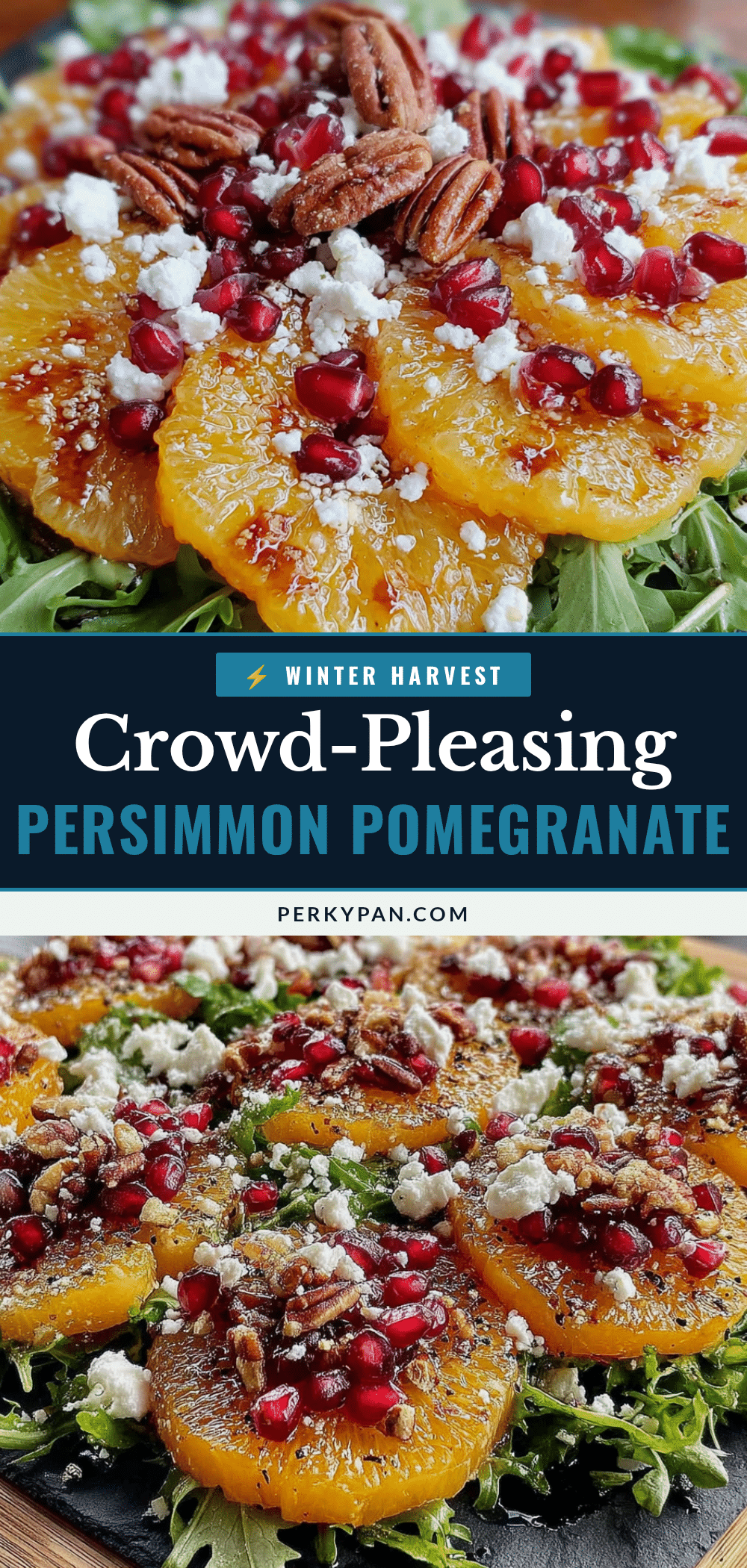 persimmon pomegranate salad recipe