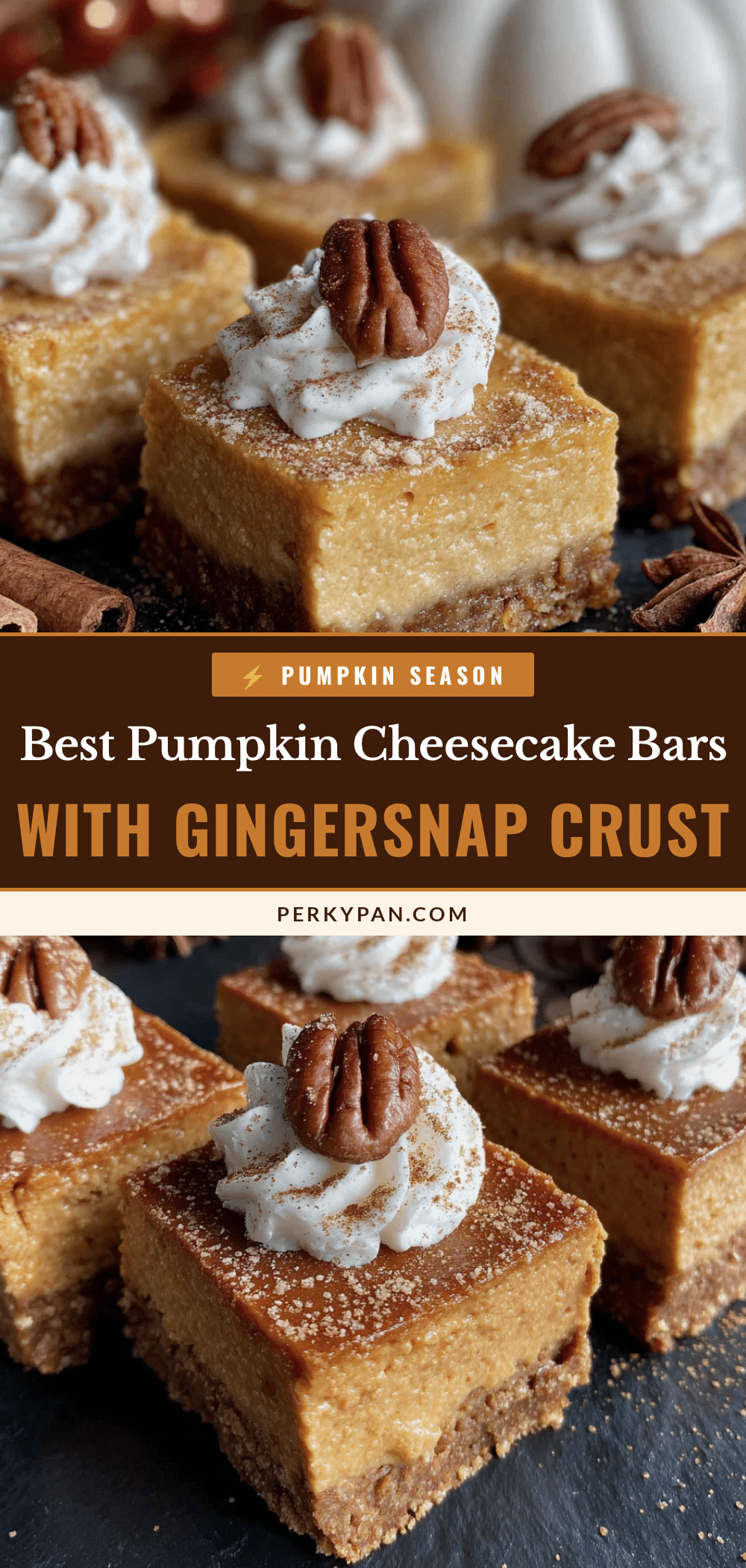 pumpkin cheesecake bars recipe