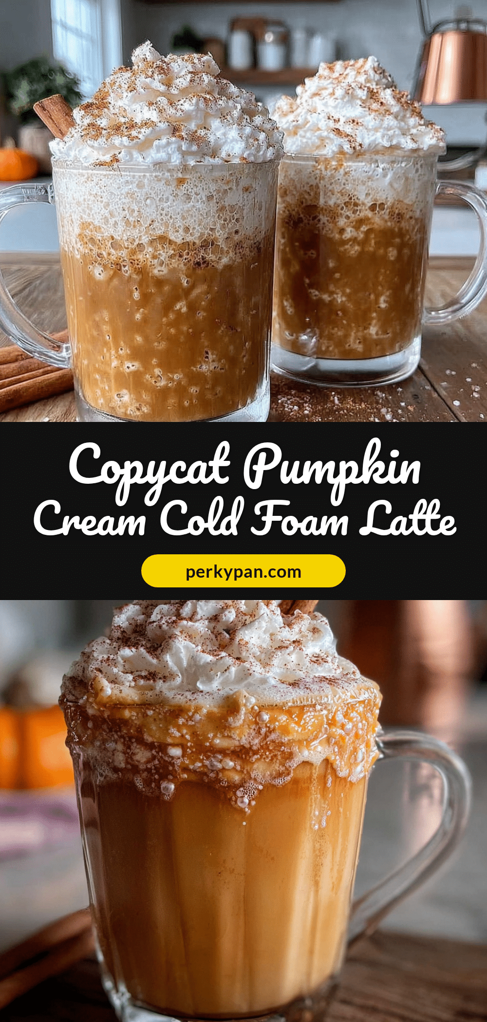 pumpkin cream cold foam latte recipe