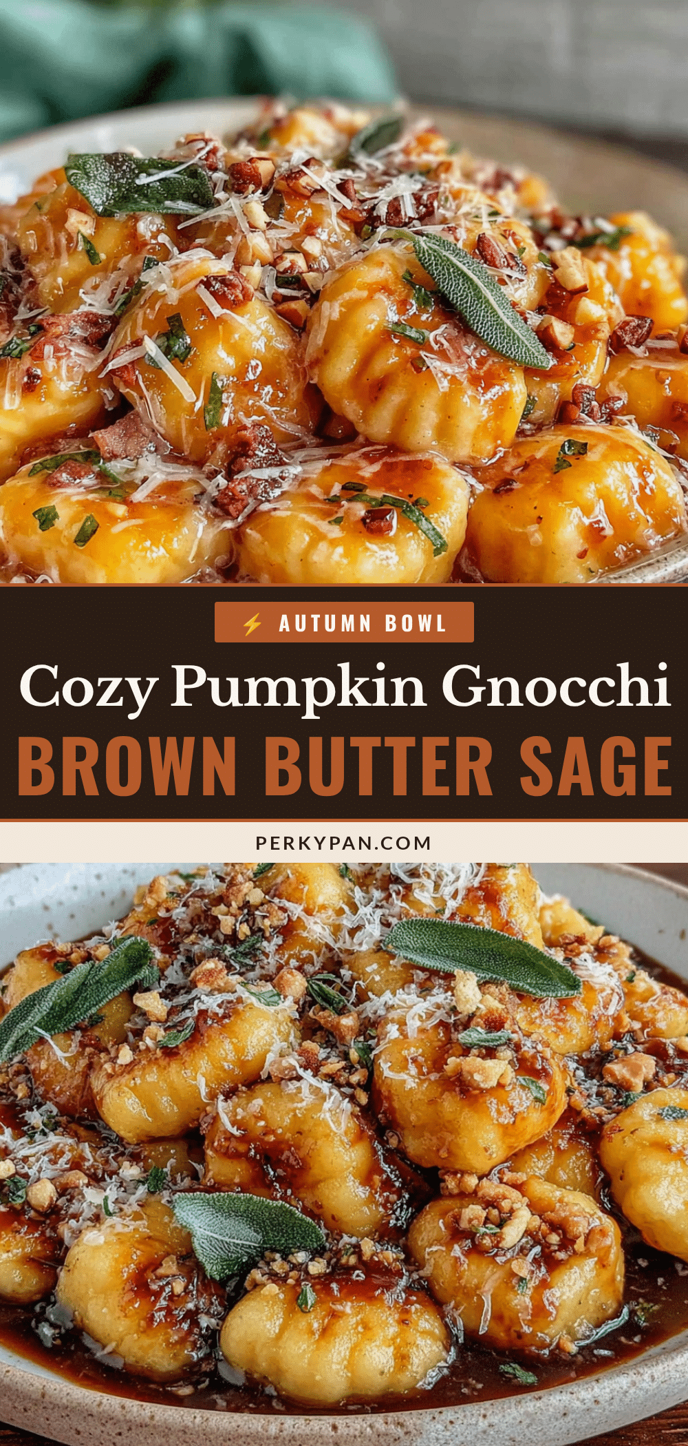pumpkin gnocchi brown butter sage sauce recipe