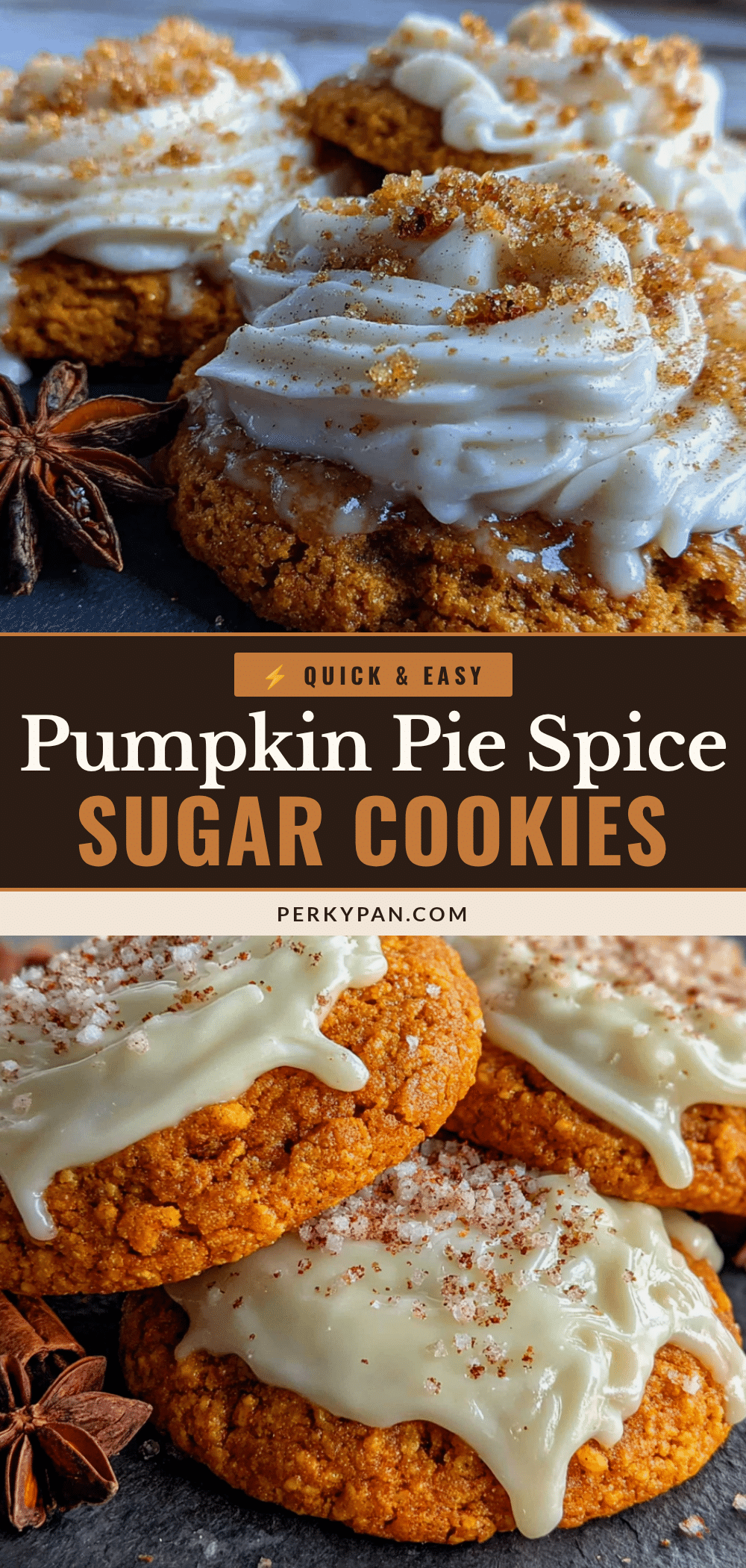 pumpkin pie spice sugar cookies recipe
