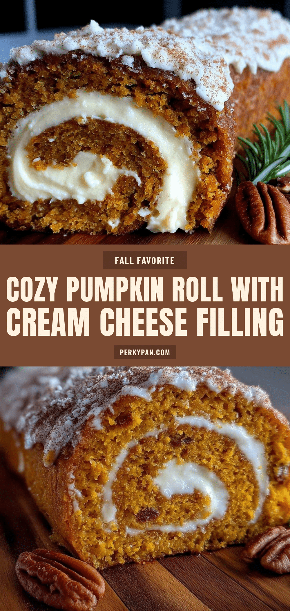 pumpkin roll with cream cheese filling recipe