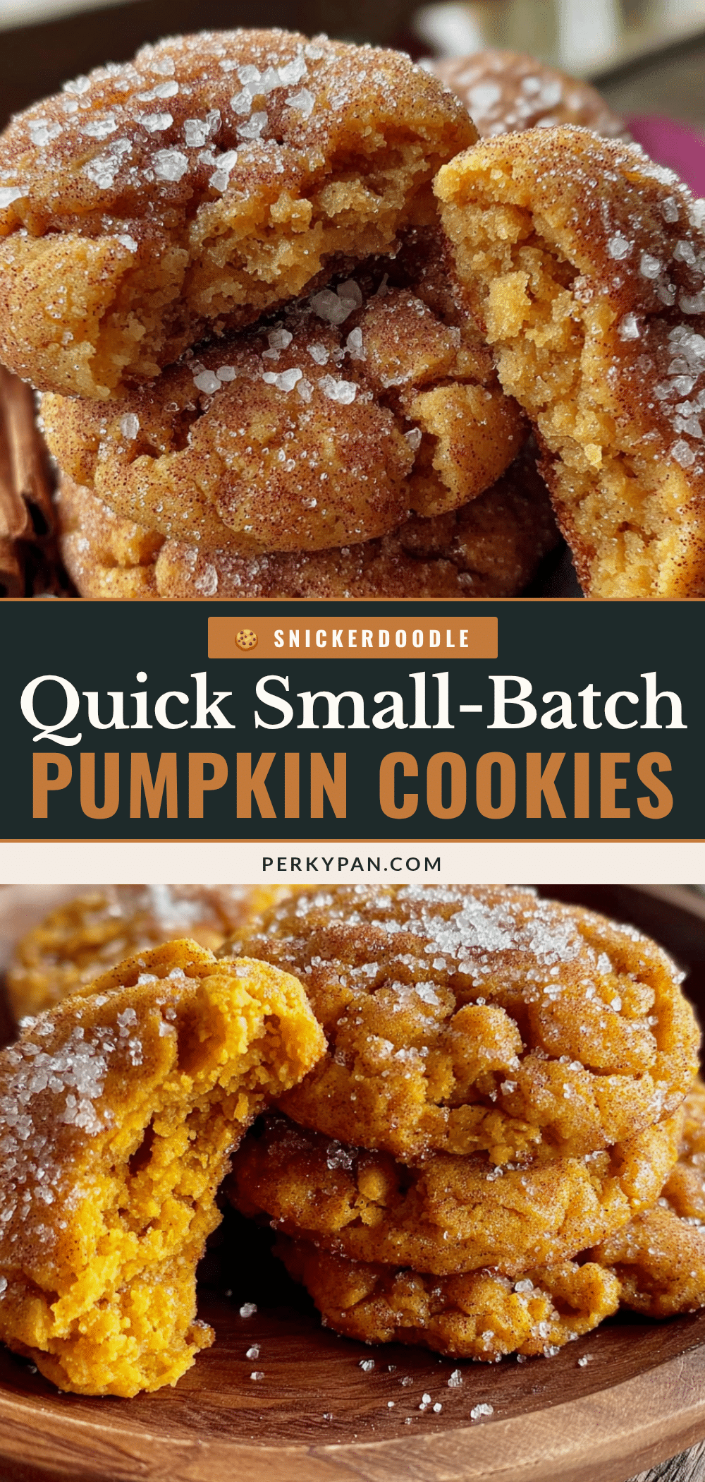 pumpkin snickerdoodle cookies recipe