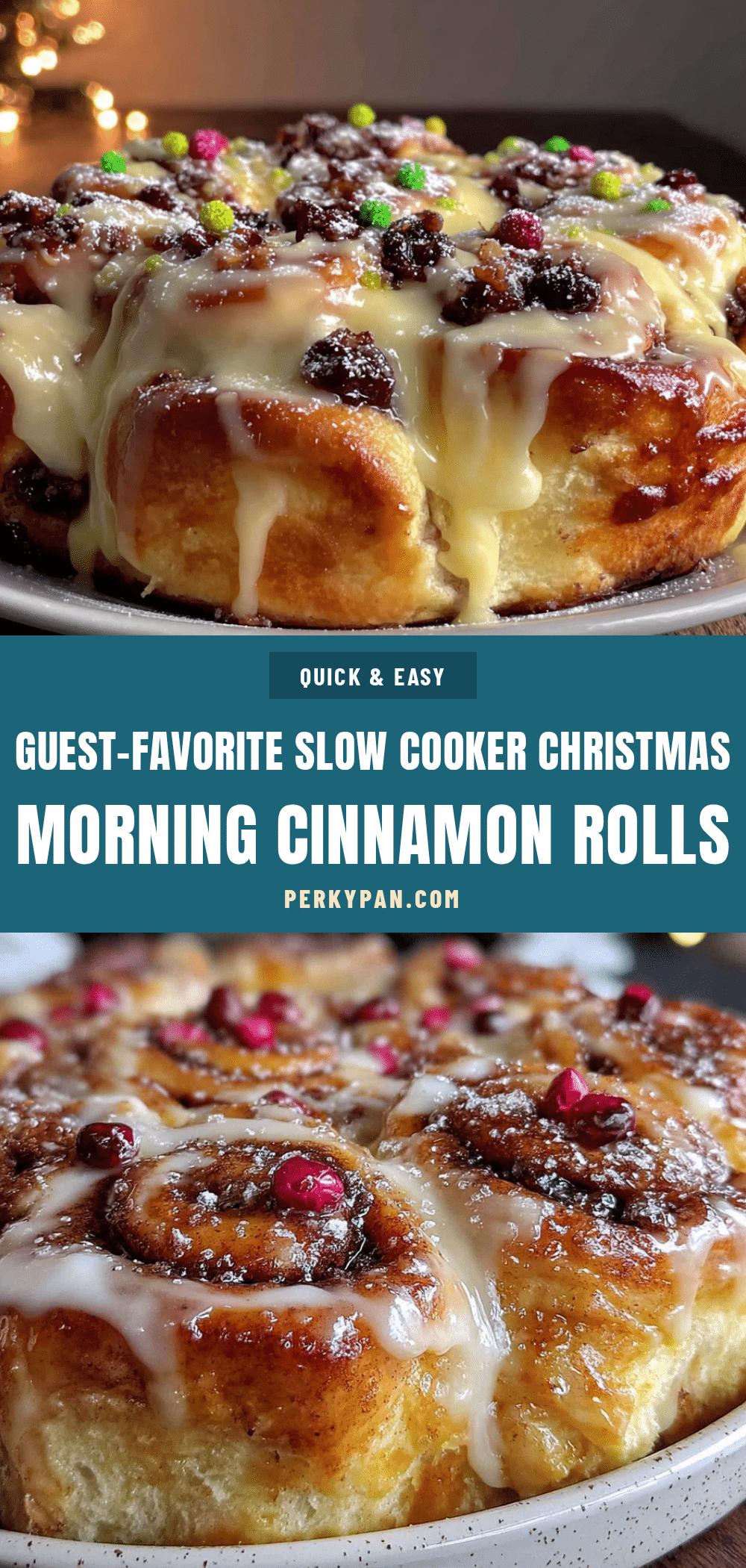 slow cooker cinnamon rolls recipe
