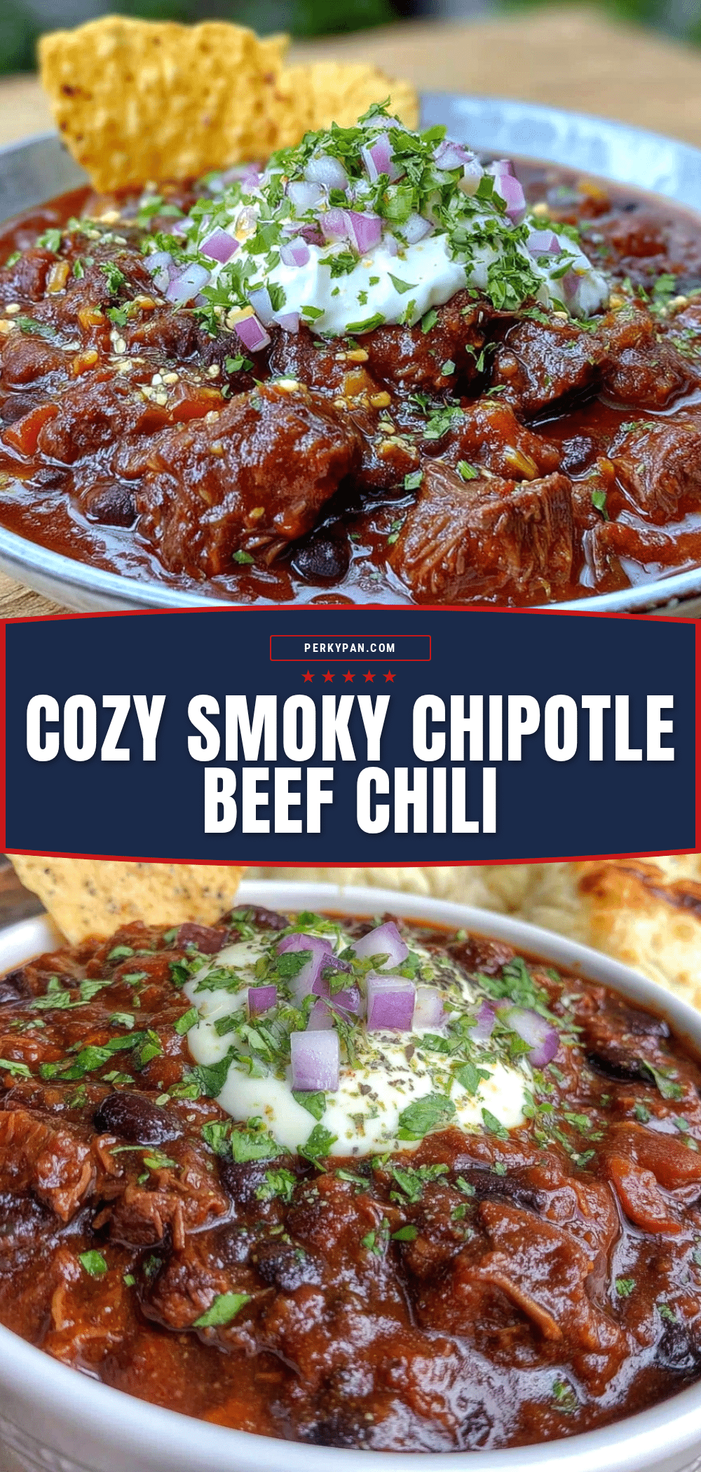 smoky chipotle beef chili for two recipe