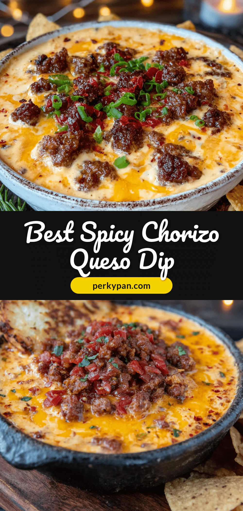spicy chorizo queso dip recipe