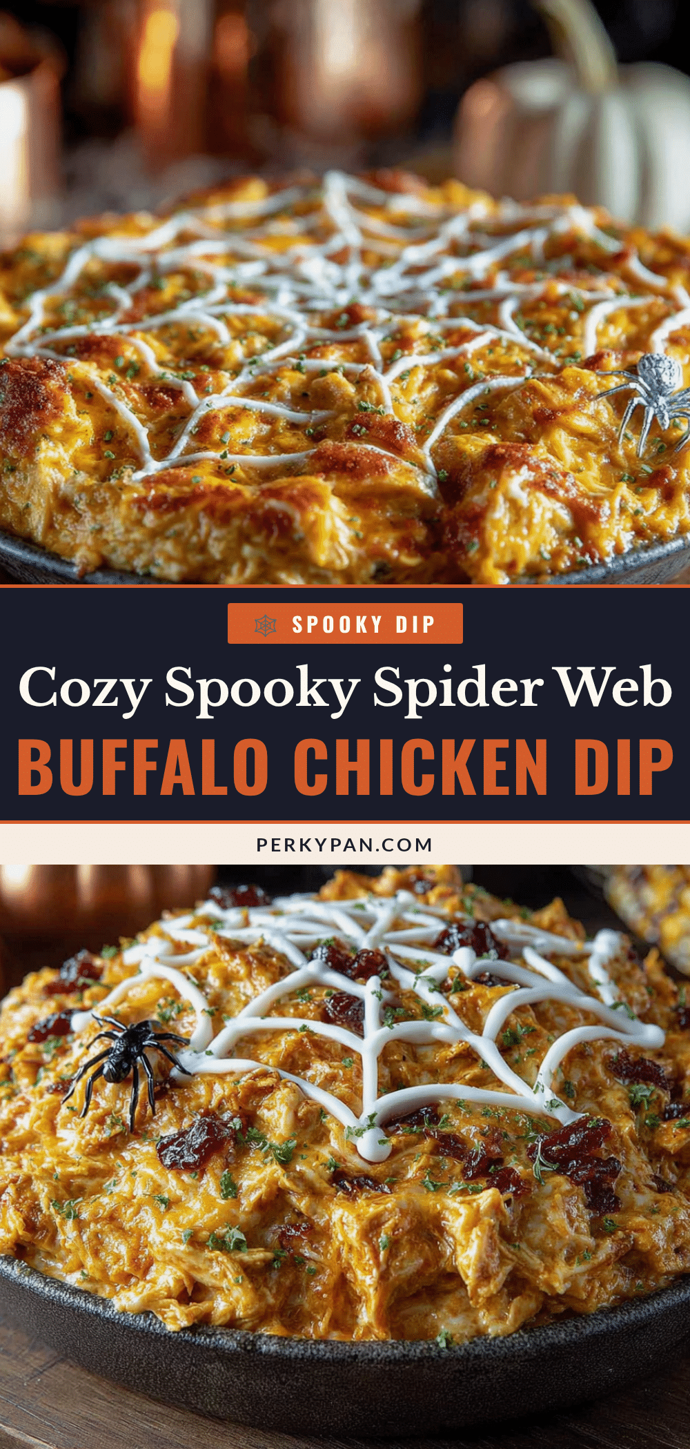 spider web buffalo chicken dip recipe