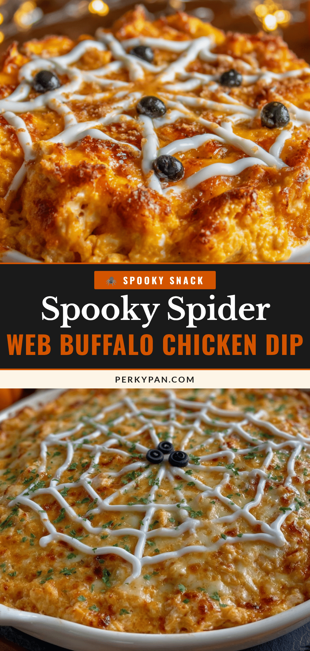 spider web buffalo chicken dip recipe