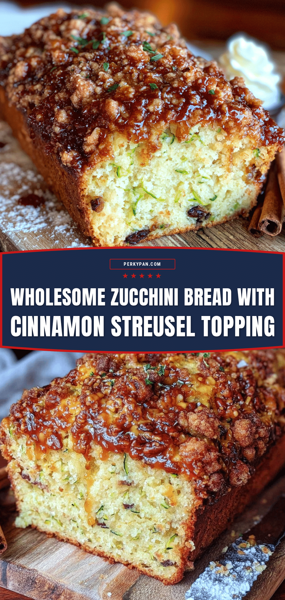 zucchini bread with cinnamon streusel recipe
