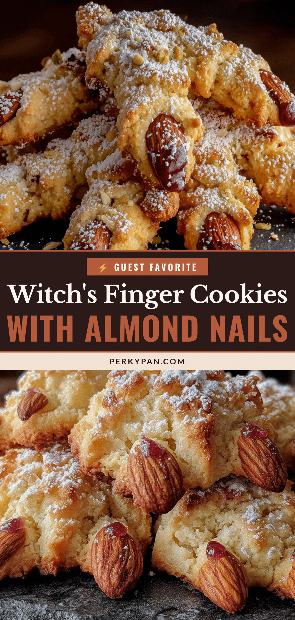 Almond Witchs Finger Cookies recipe
