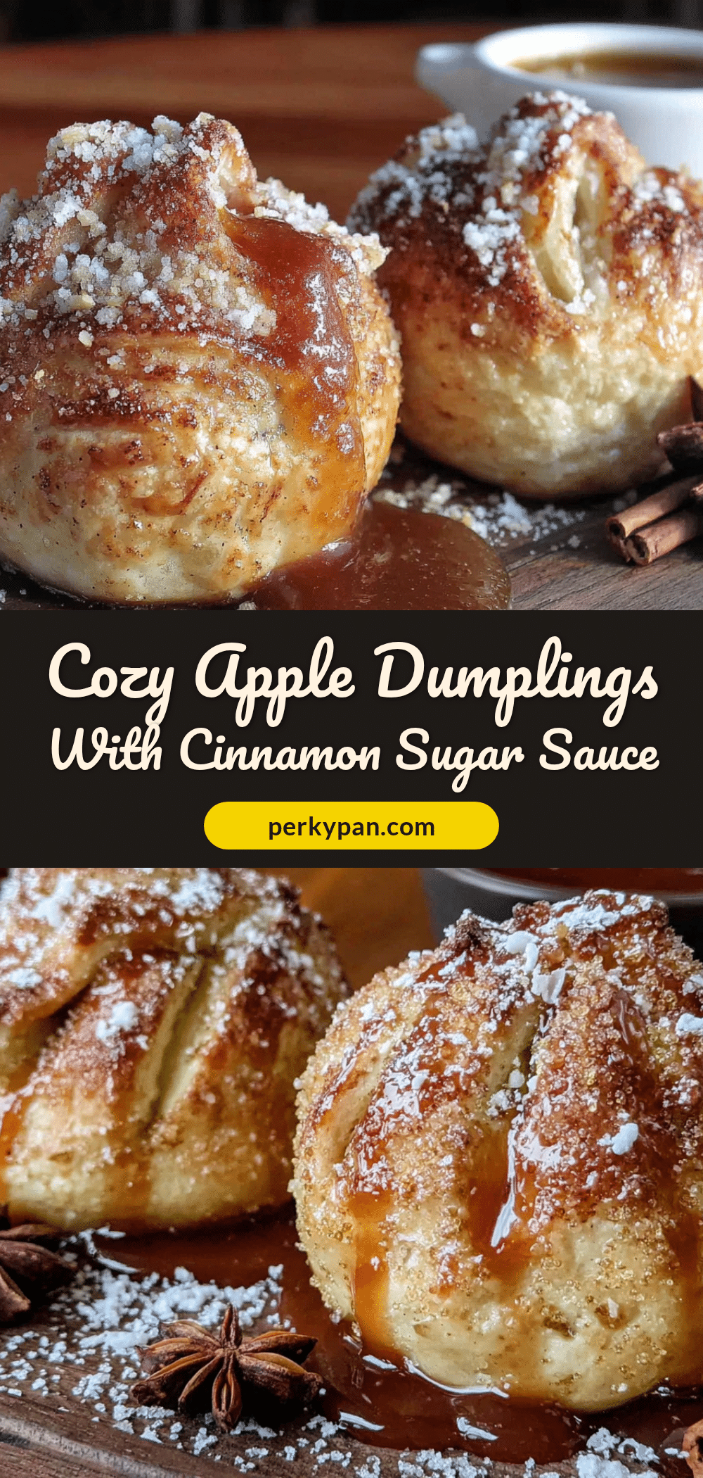 apple dumplings with cinnamon sugar sauce recipe