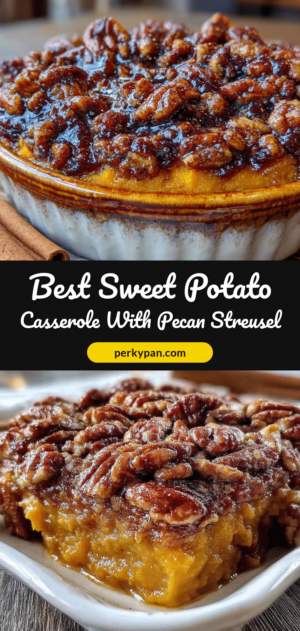 best easy sweet potato casserole with pecan streusel recipe