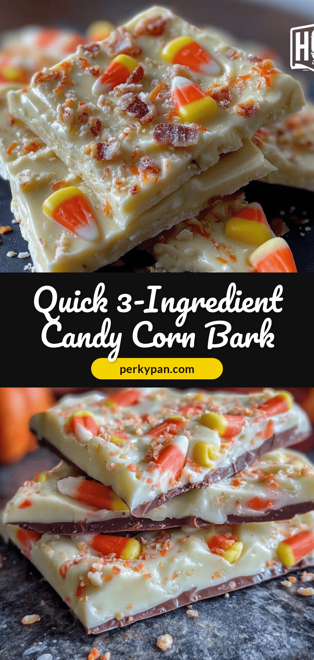 candy corn bark recipe