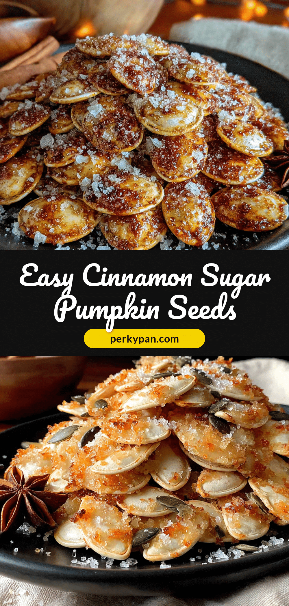 cinnamon sugar pumpkin seeds recipe