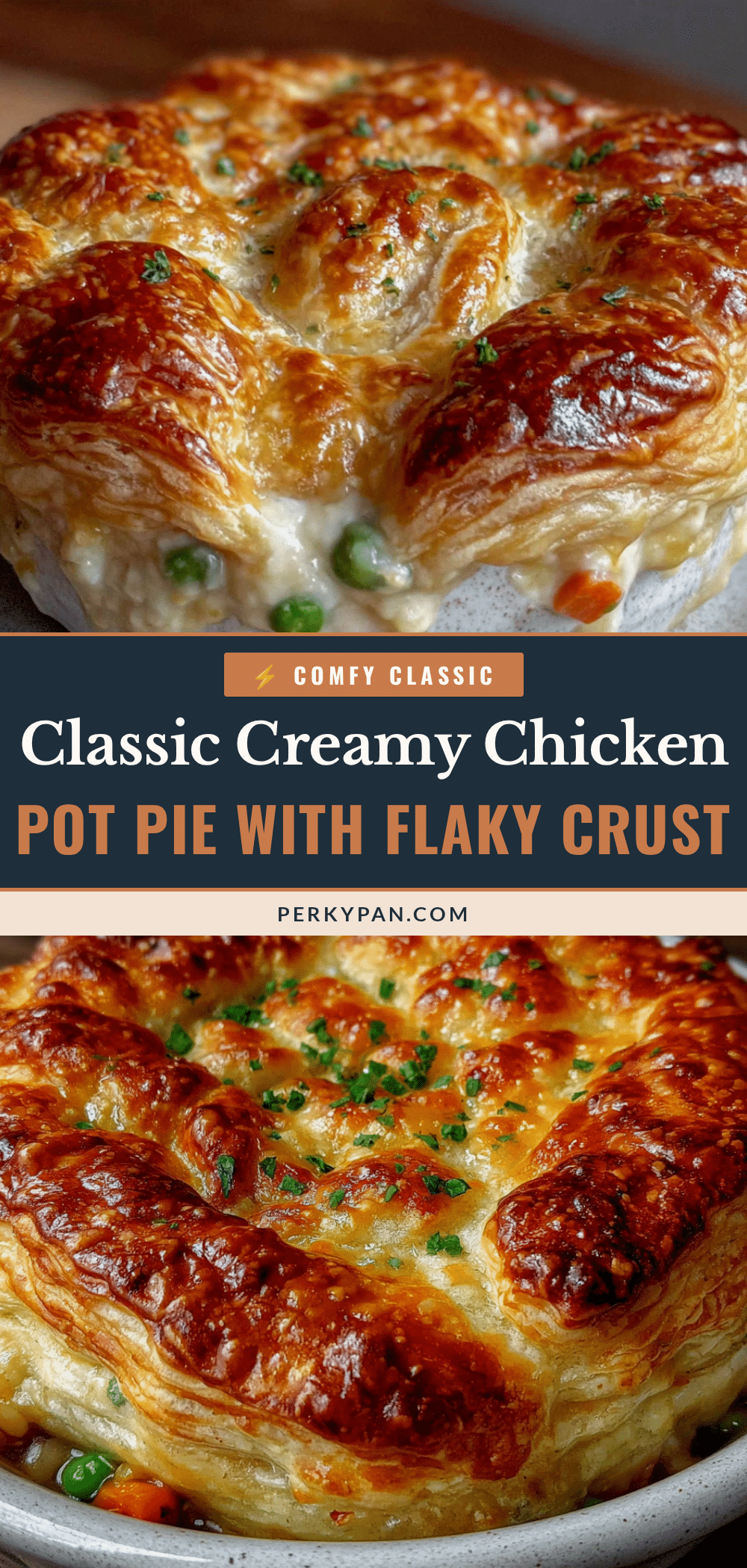 classic creamy chicken pot pie recipe