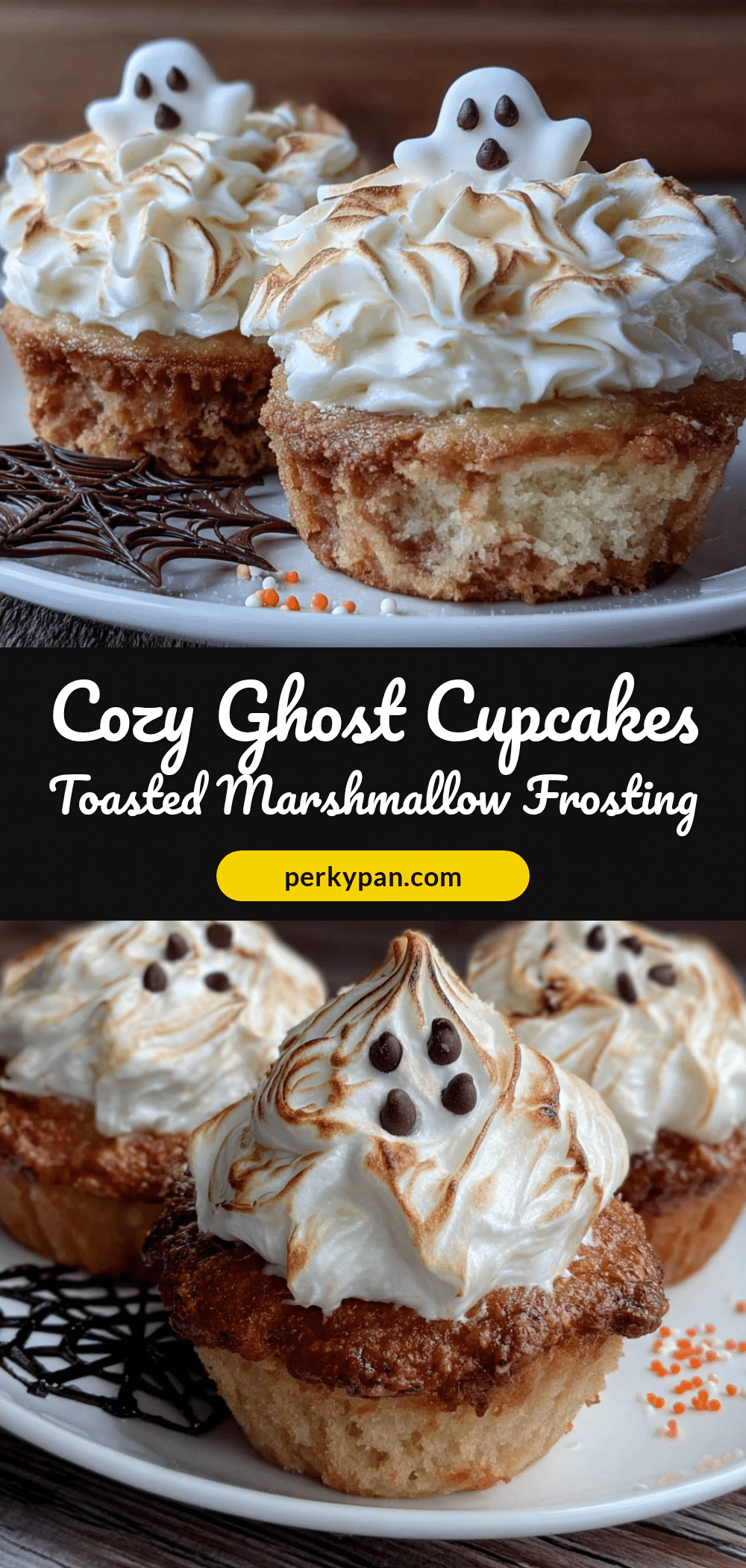cozy ghost cupcakes recipe