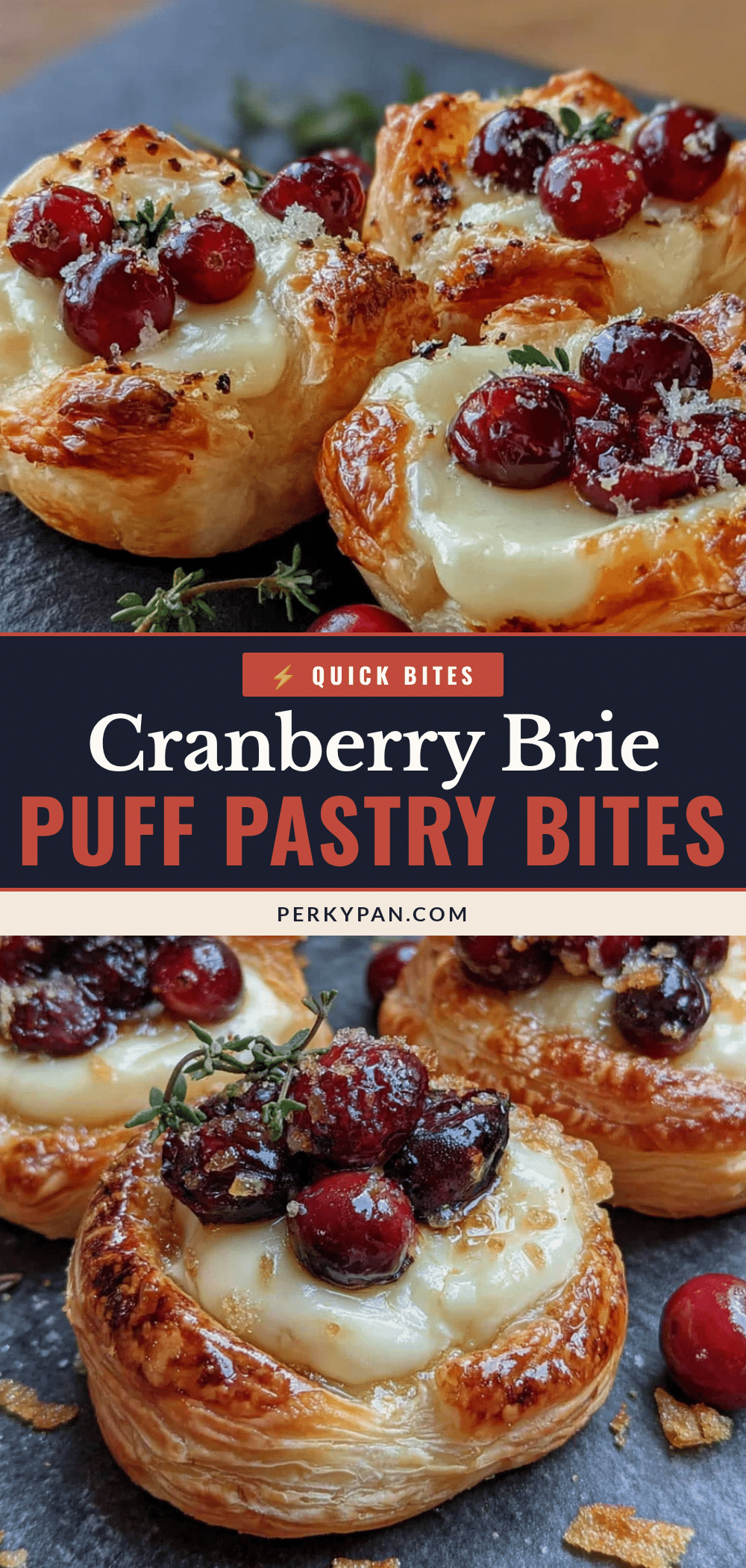 cranberry brie bites recipe
