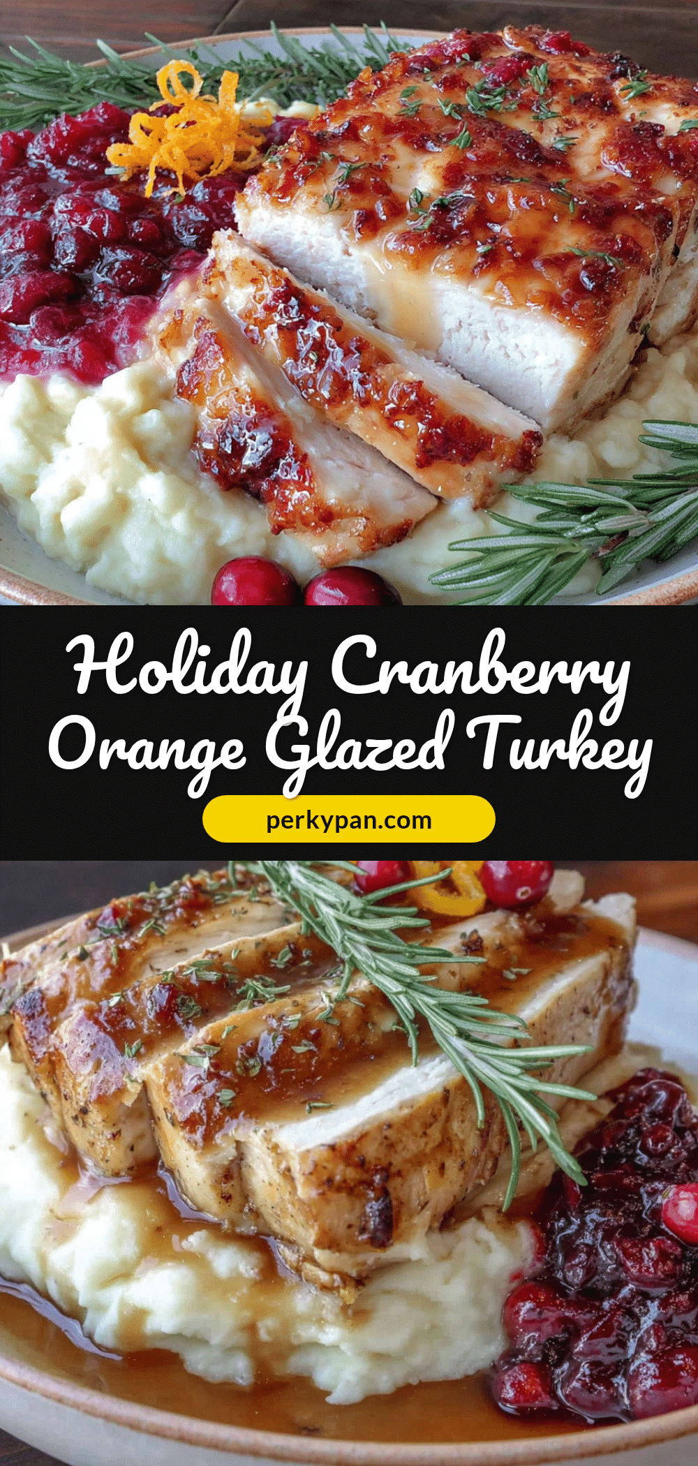 cranberry orange glazed turkey breast recipe