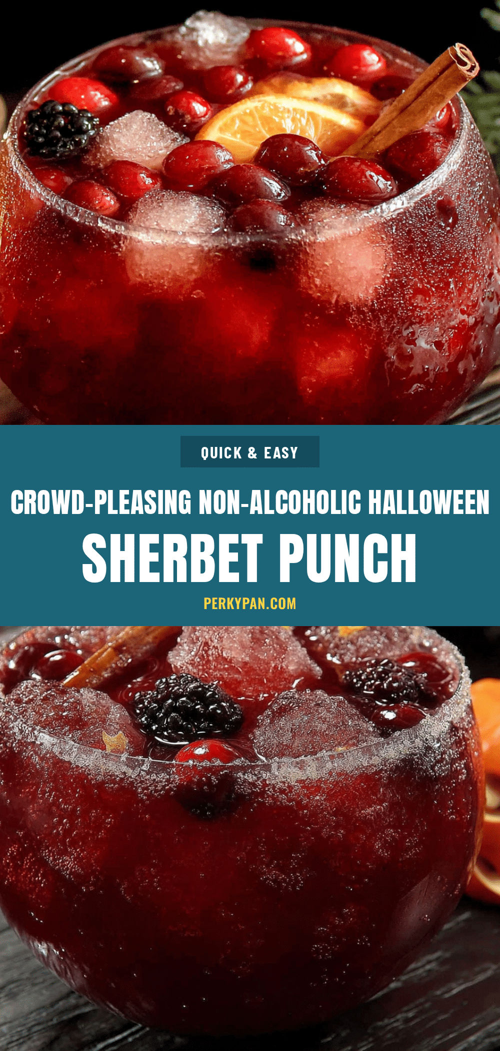 easy halloween sherbet punch recipe