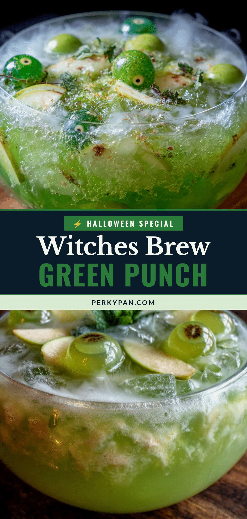 halloween witches brew green punch recipe