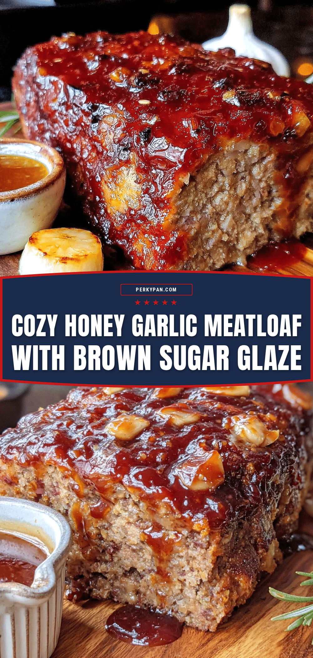 honey garlic meatloaf with brown sugar glaze recipe