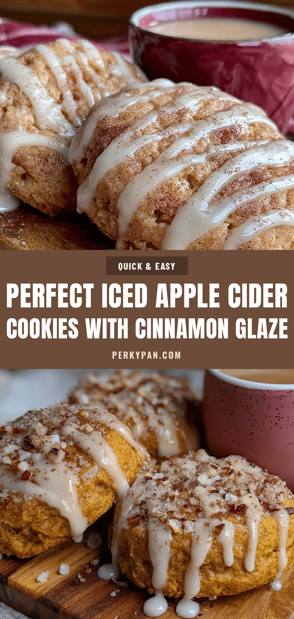 iced apple cider cookies recipe