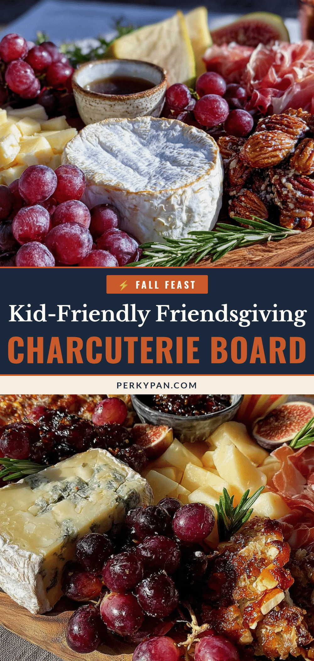 kid-friendly Friendsgiving charcuterie board recipe