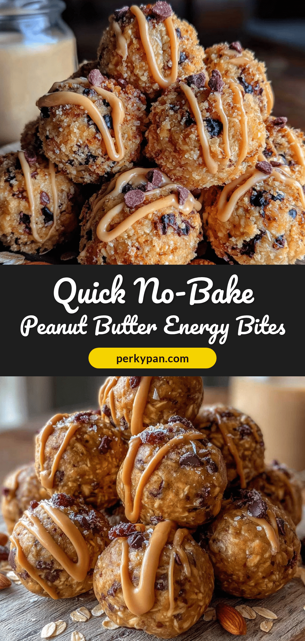 no-bake peanut butter energy bites recipe