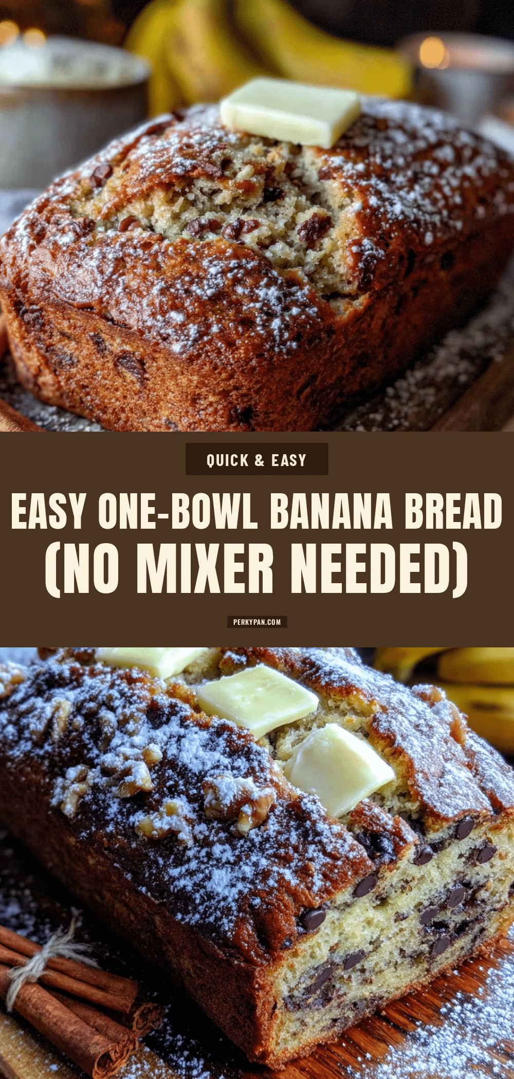 one bowl banana bread recipe