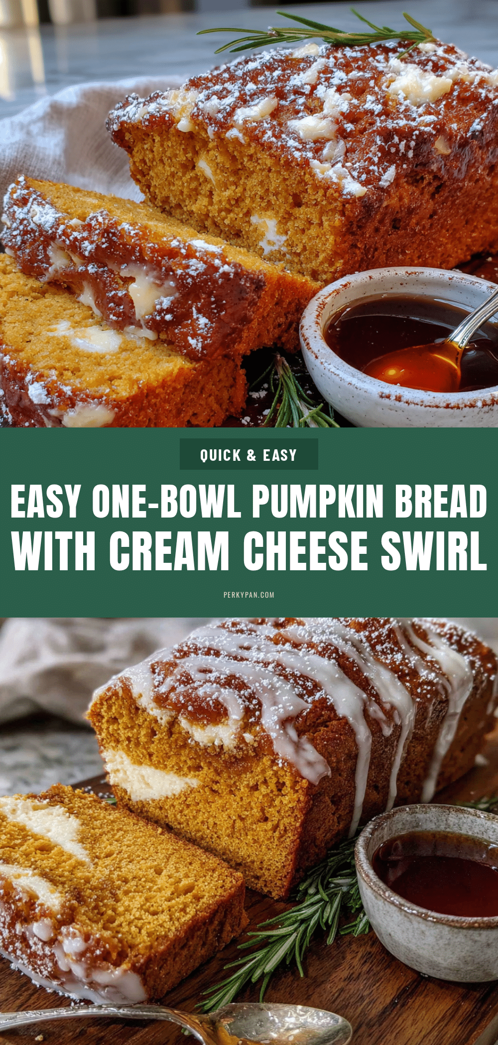 pumpkin bread with cream cheese swirl recipe